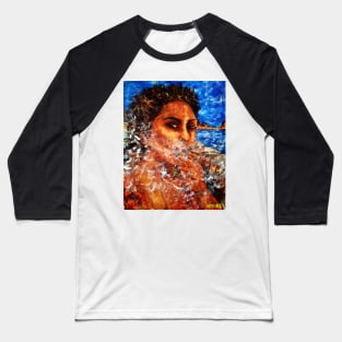 Smoking lady 67 Baseball T-Shirt